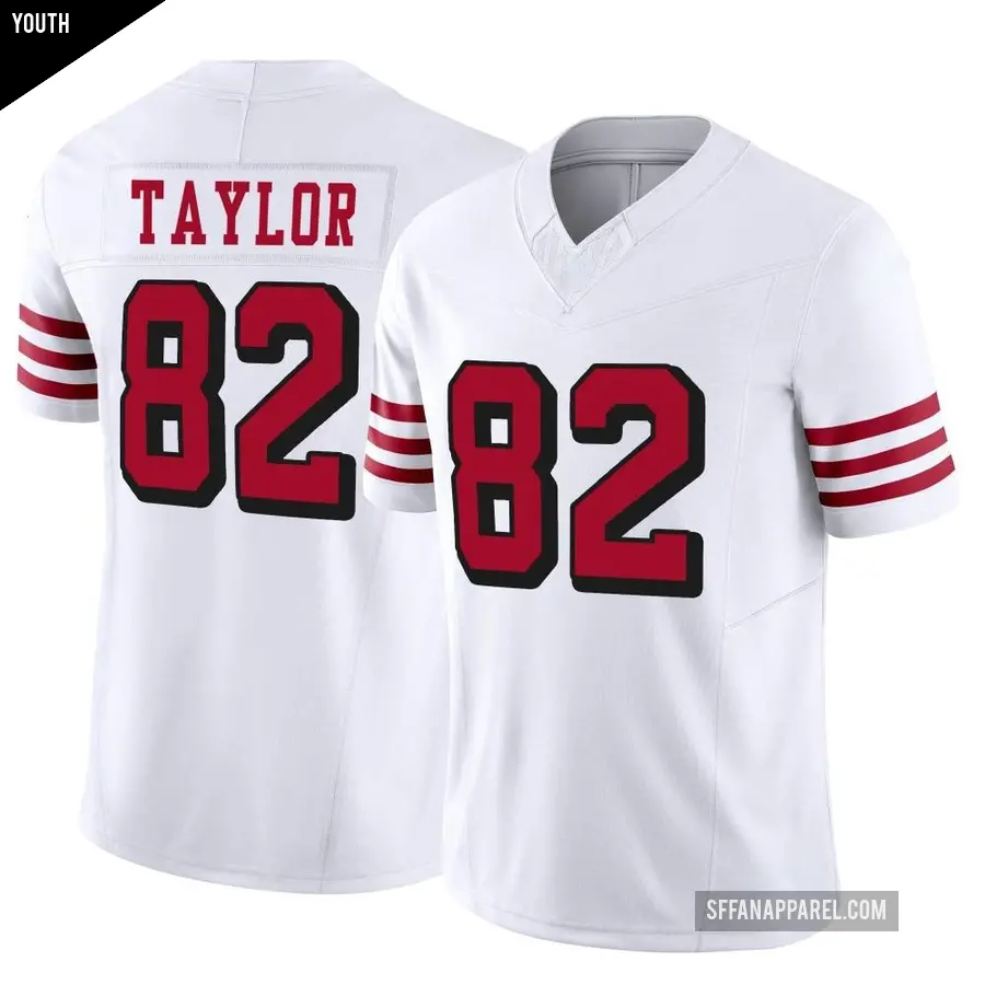 Youth San Francisco 49ers ＃82 John Taylor White Limited Alternate Vapor F.U.S.E. Jersey